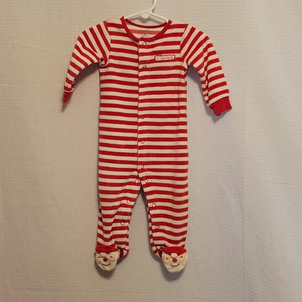 Carter's Santa's Helper Pajamas